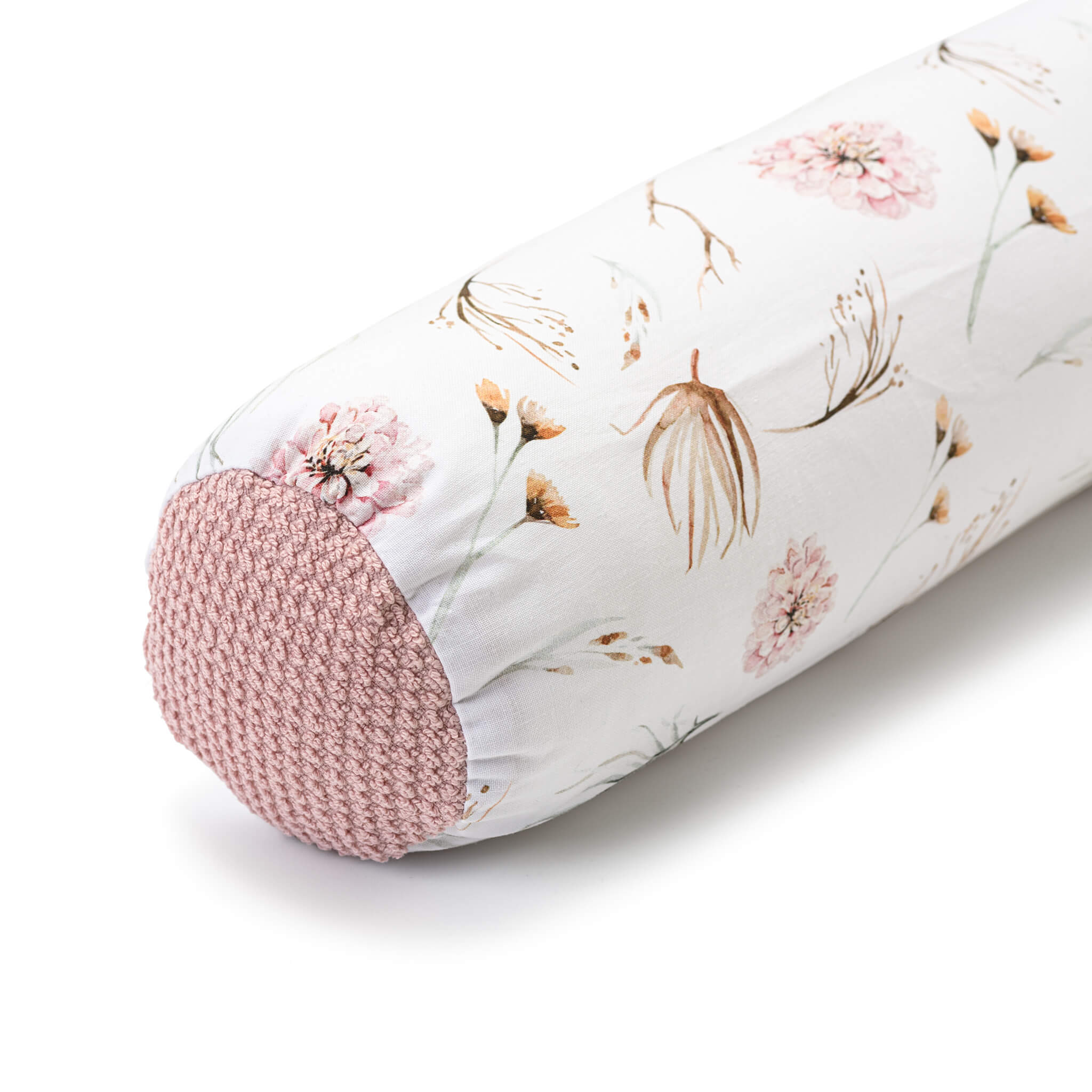 Bed Bumper - Pink flowers