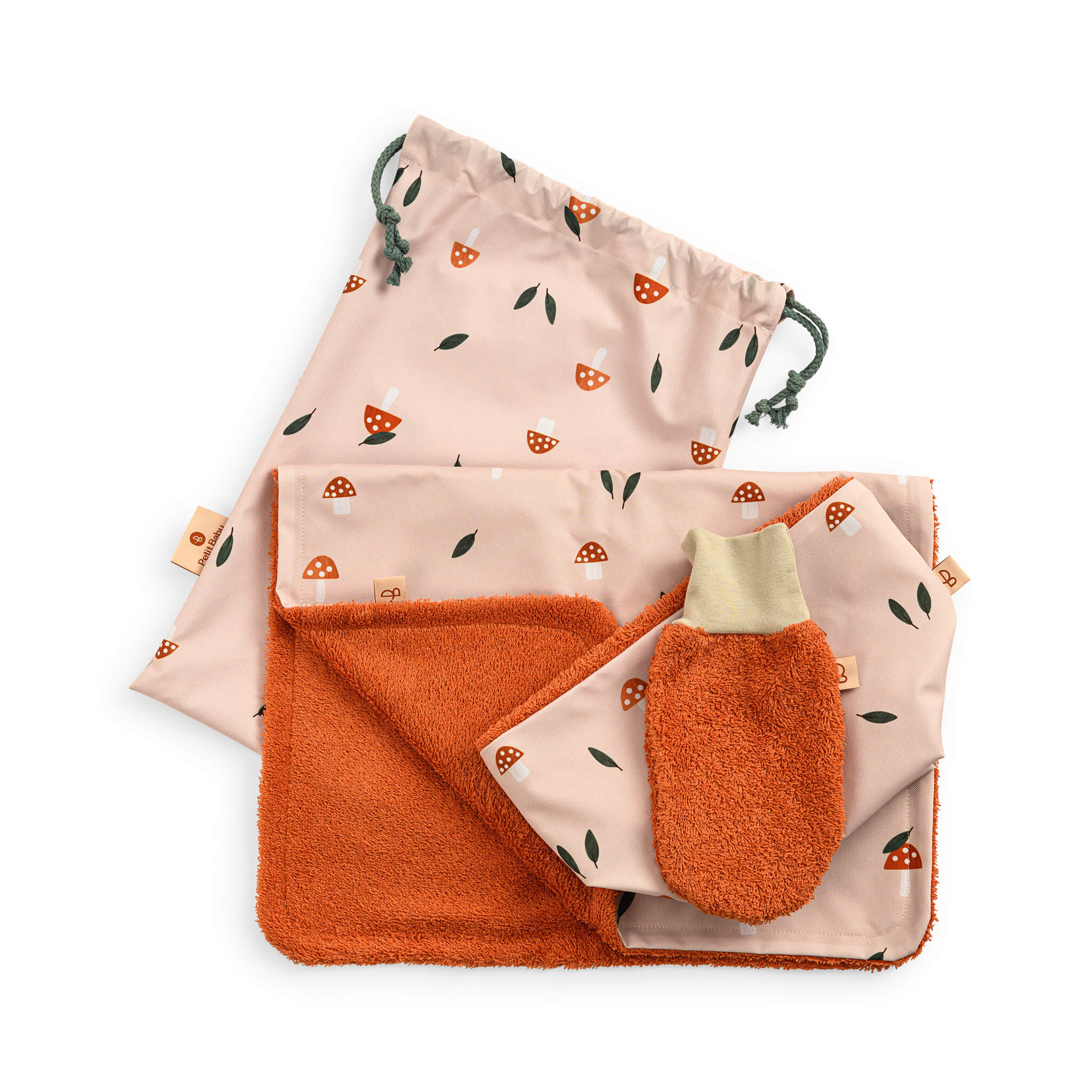 Baby care set - Mushrooms