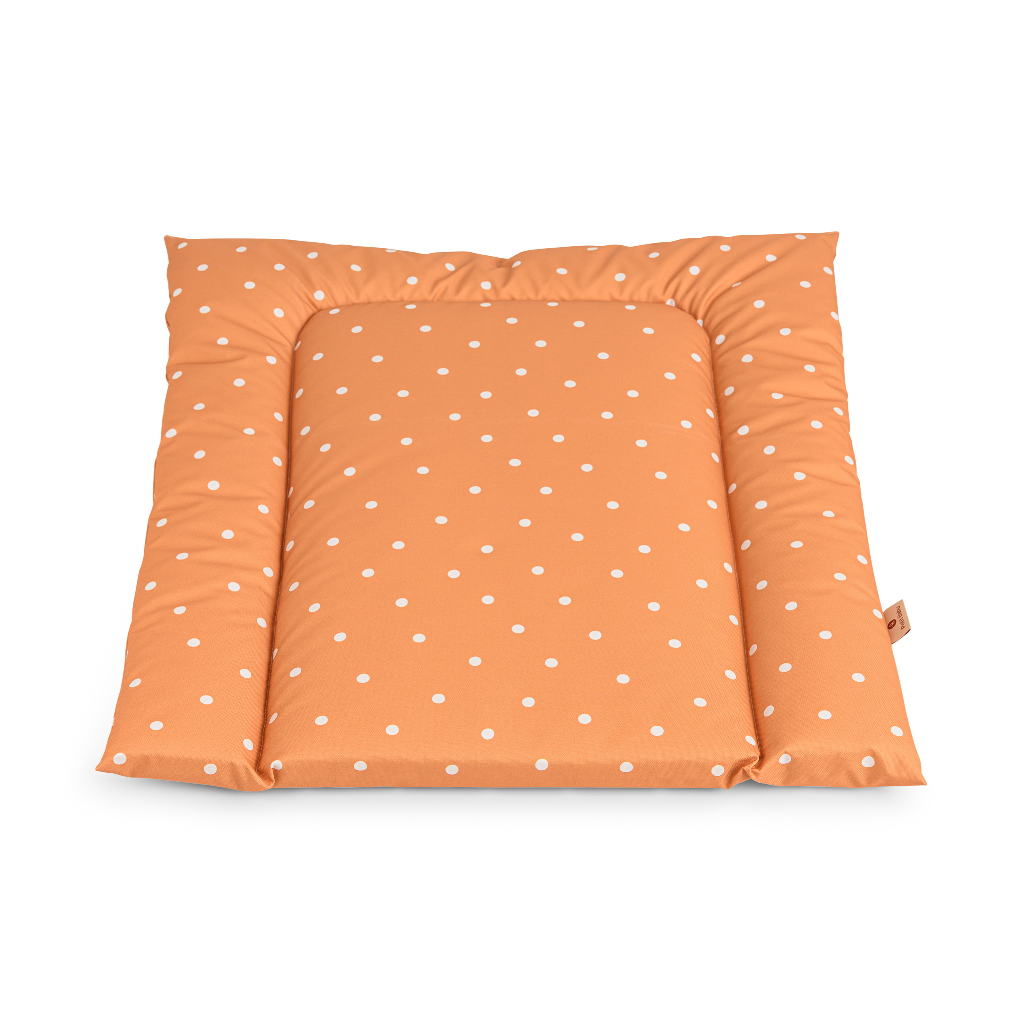 Changing pad  - Orange with dots - water repellent