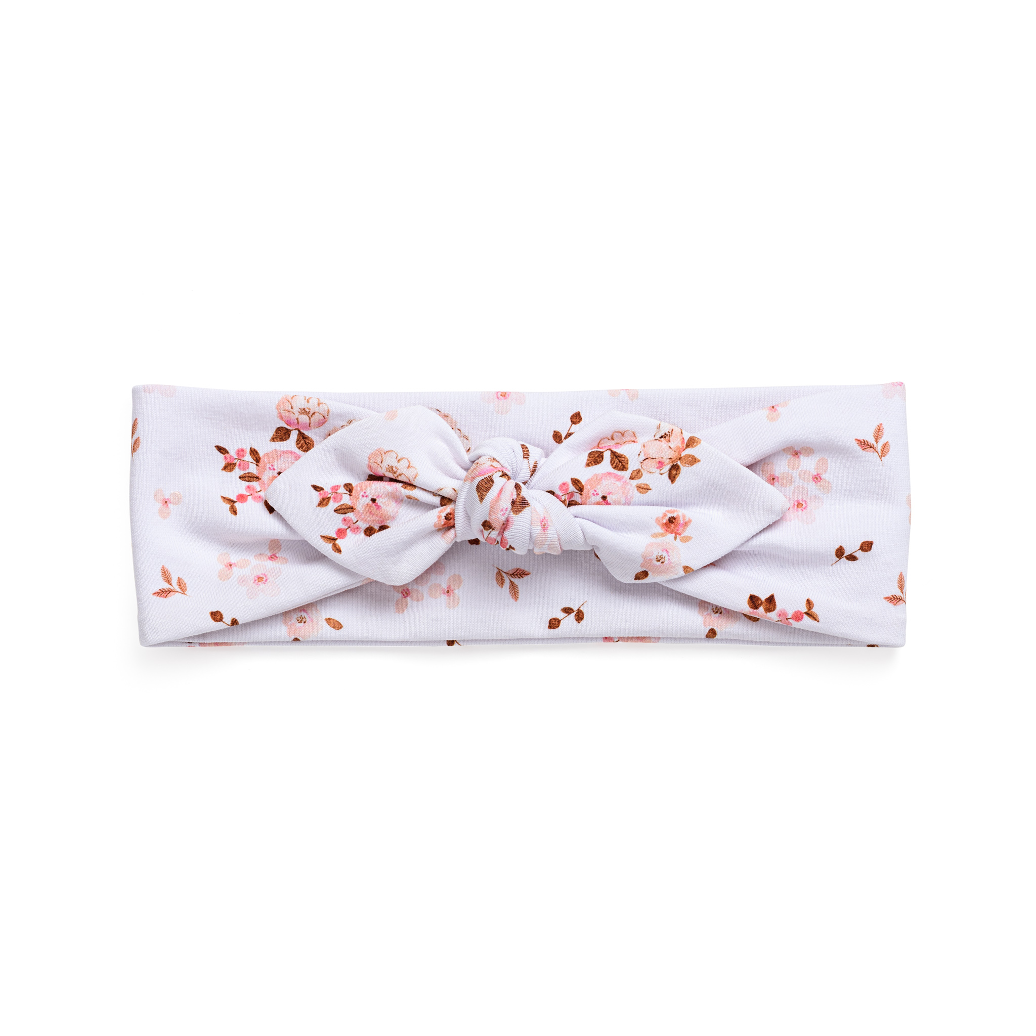 Headband with bow - apple blossom