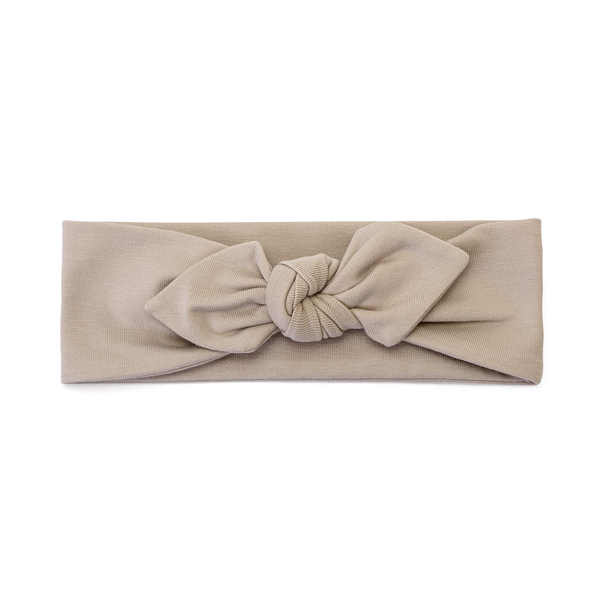 Headband with bow - sand