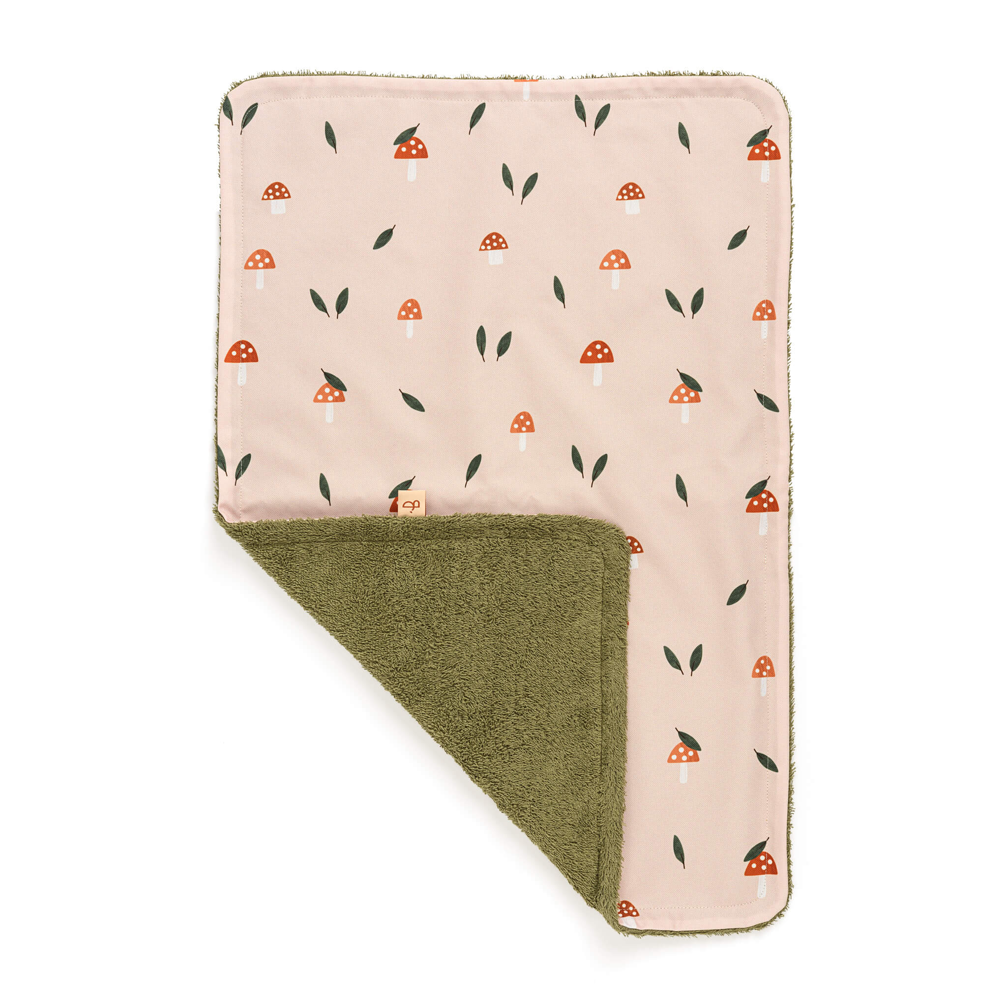 Portable changing pad - Mushrooms