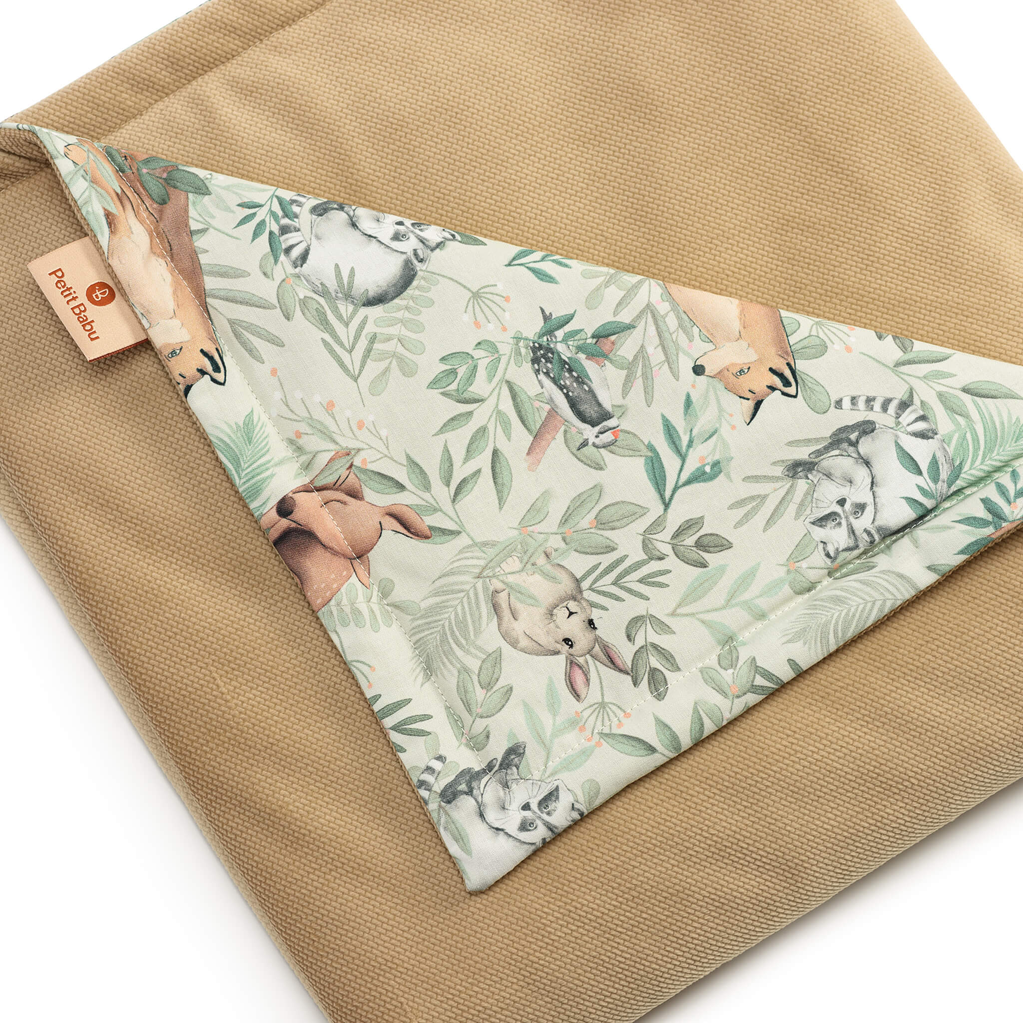 Beige Blanket - Forest Animals