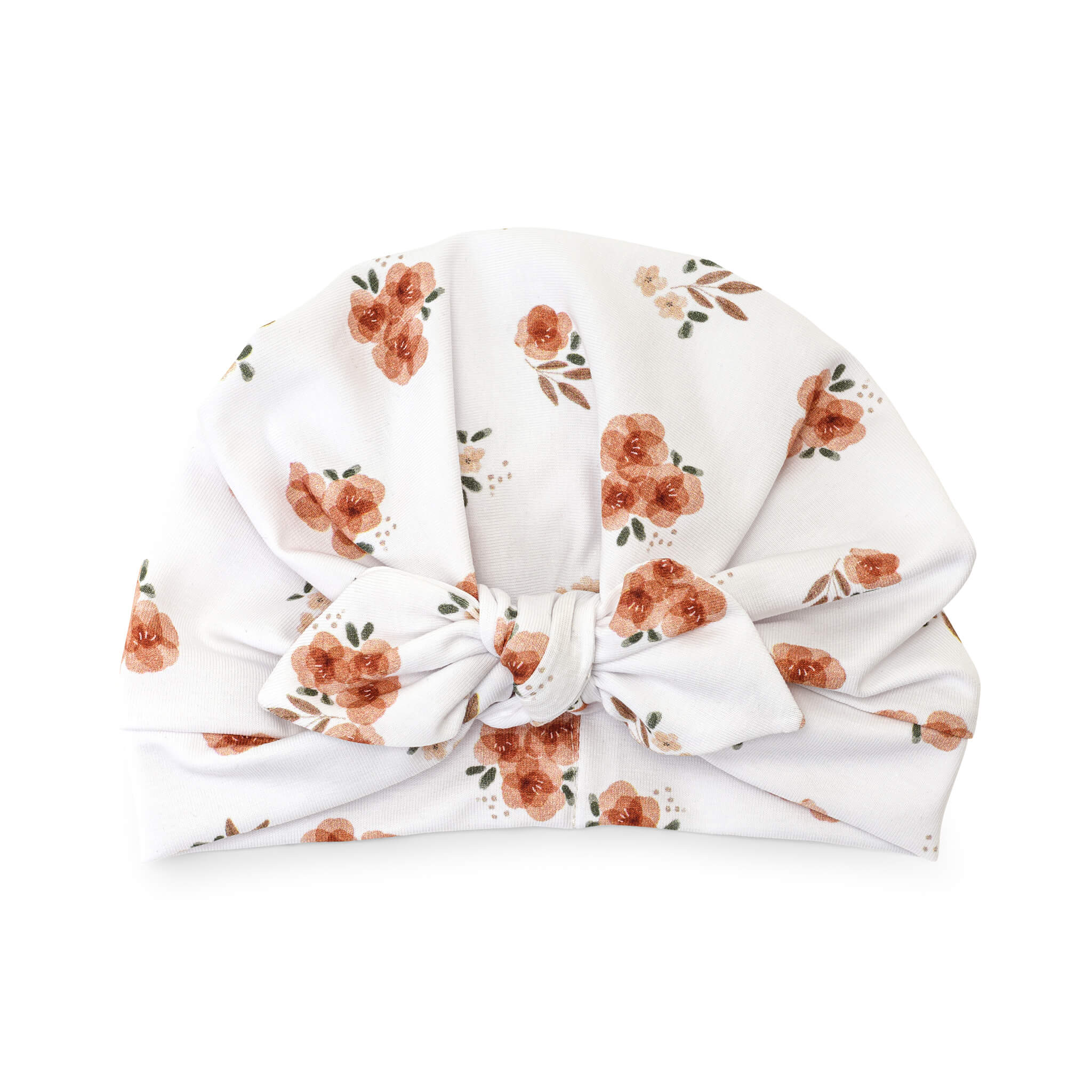 Turban hat with bow - floral