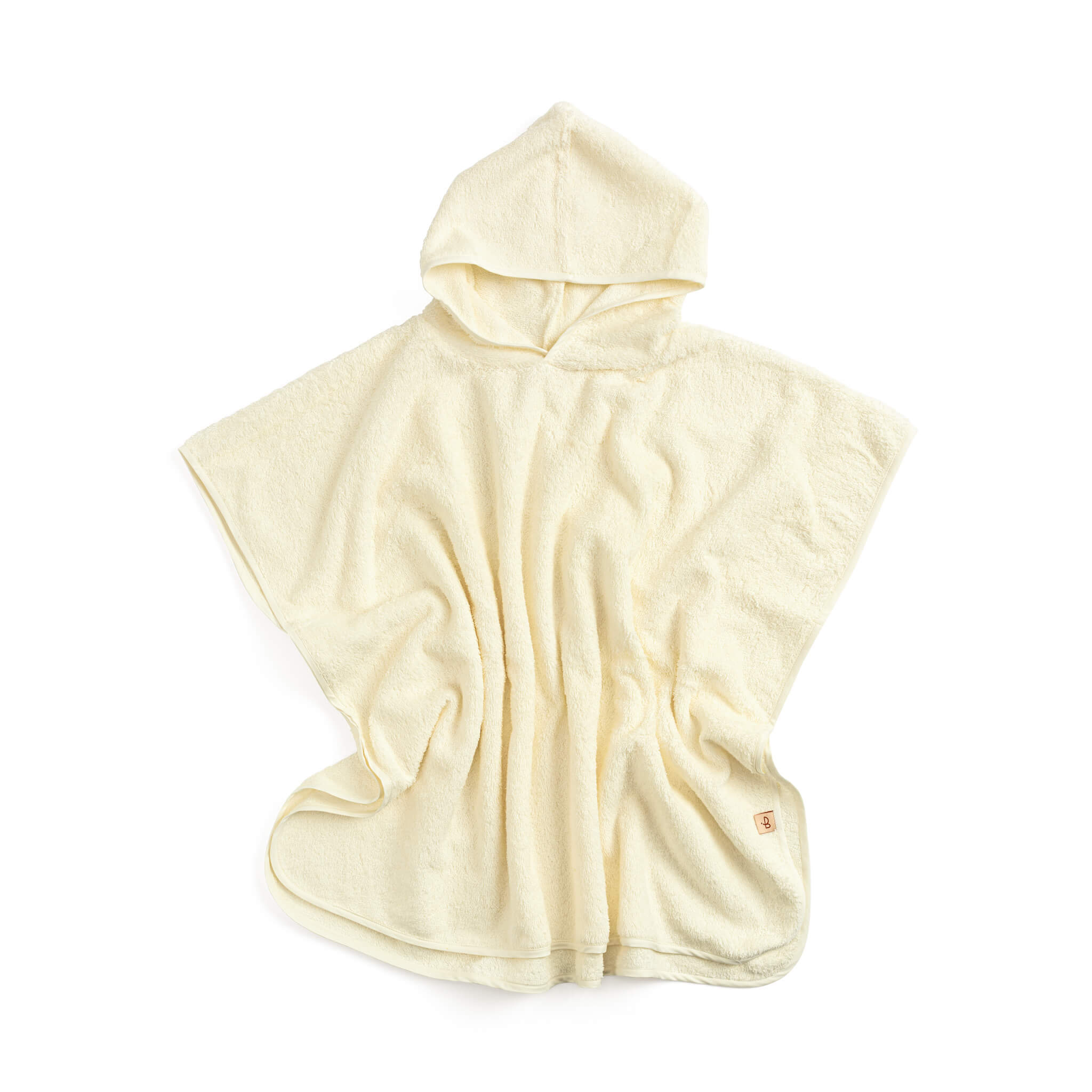 Poncho towel - milk white