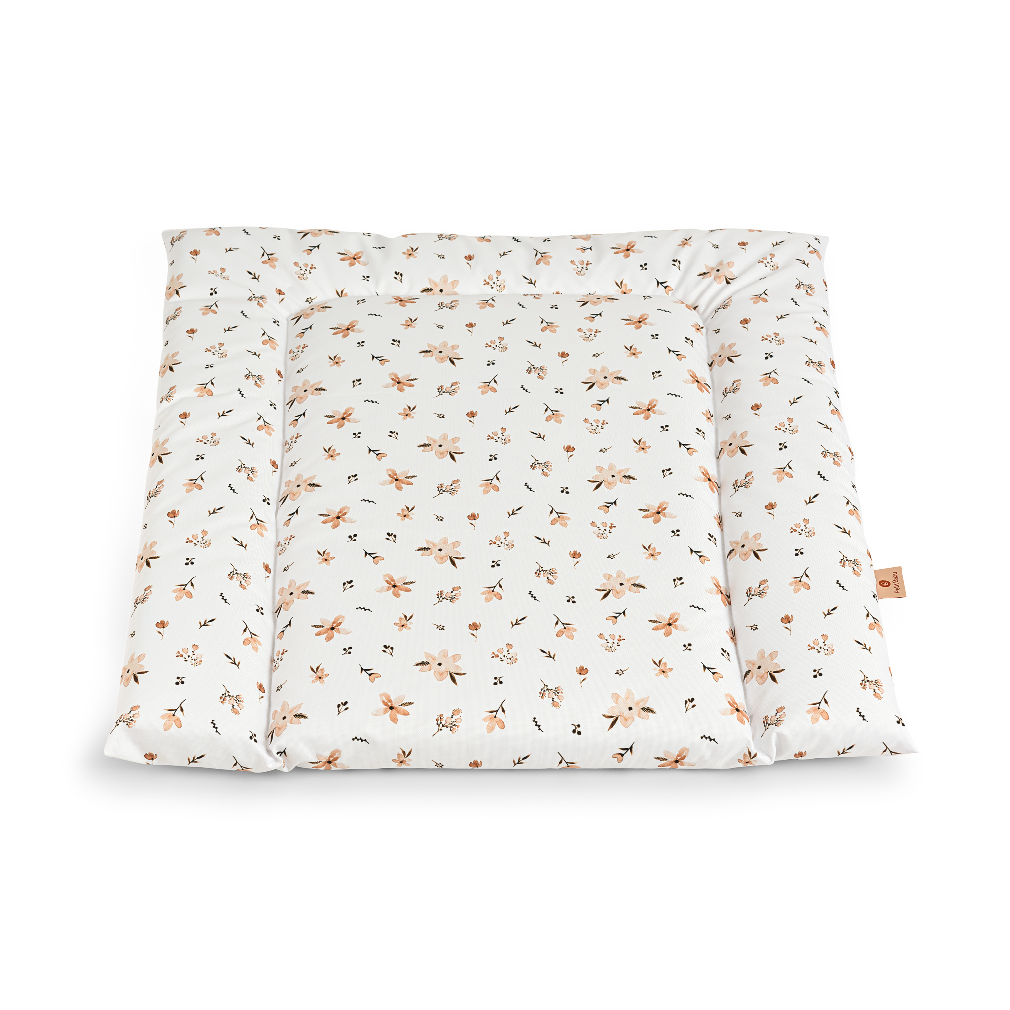 Changing pad  - Brown flowers - water repellent