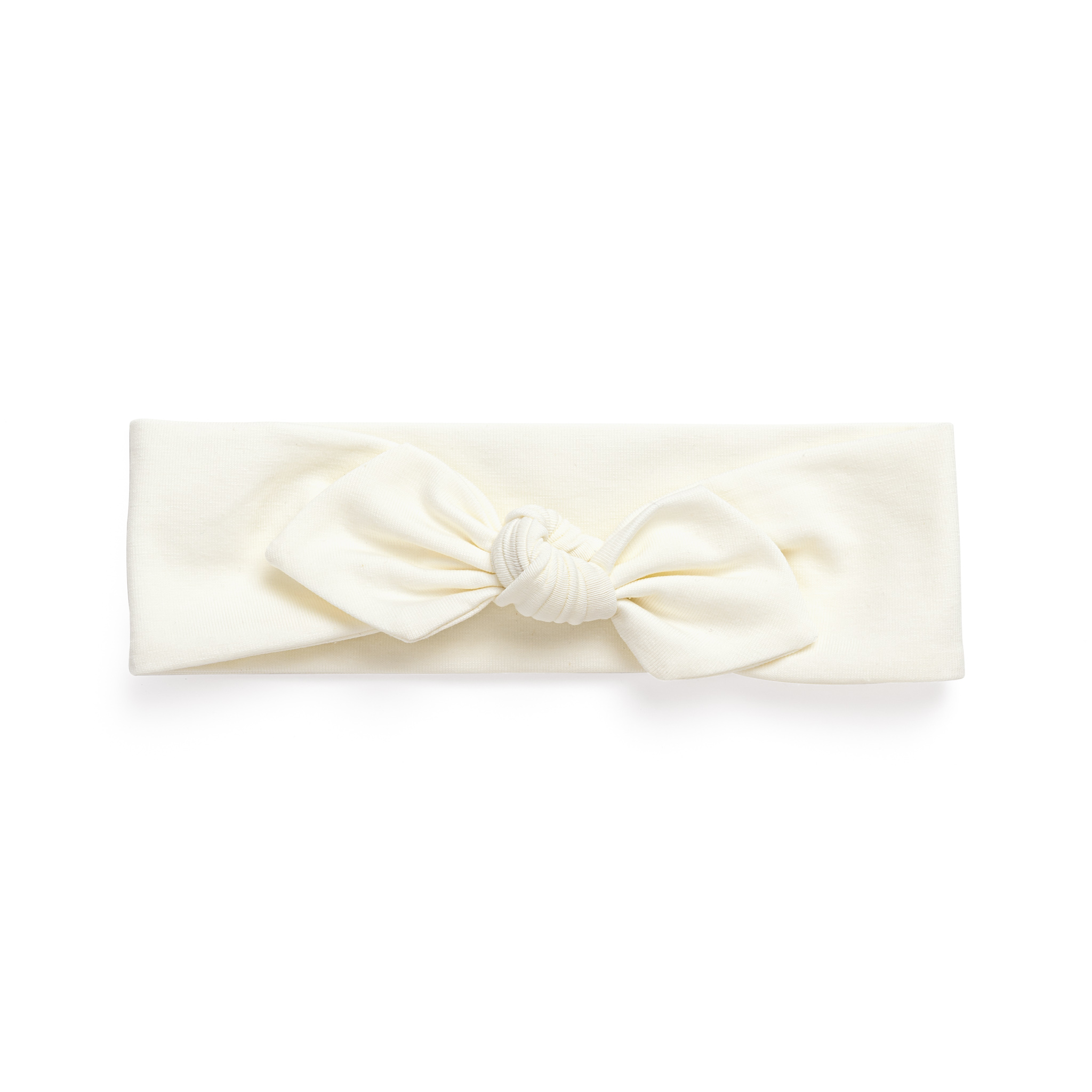 Headband with bow - creme