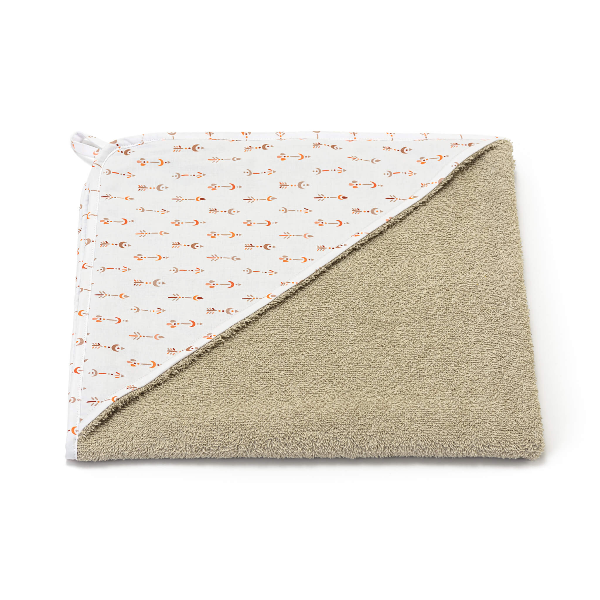 Stone Gray Hooded Towel 75x75 cm - Bohemian 