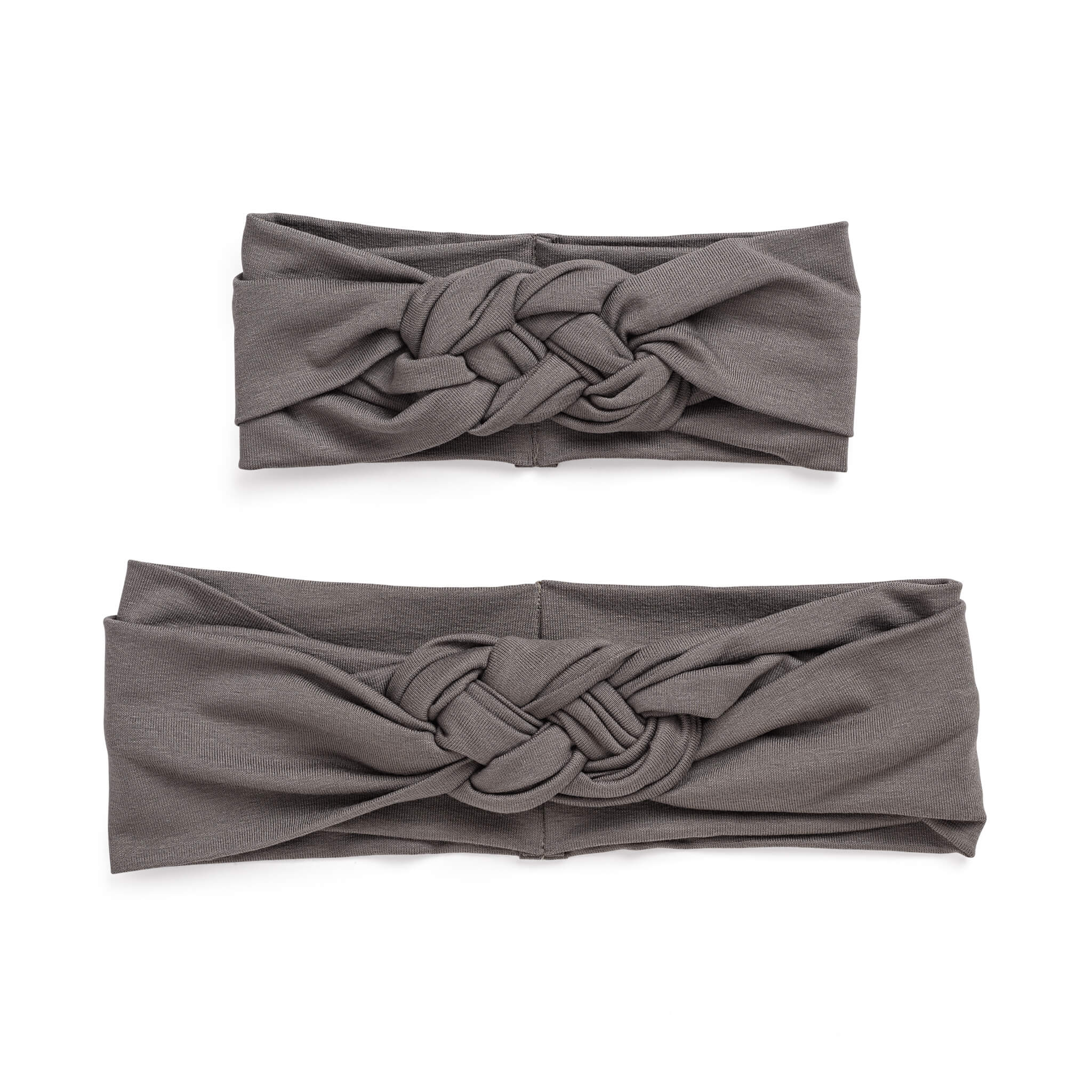 Sailors knot headband Set -Mommy and Me  - gray