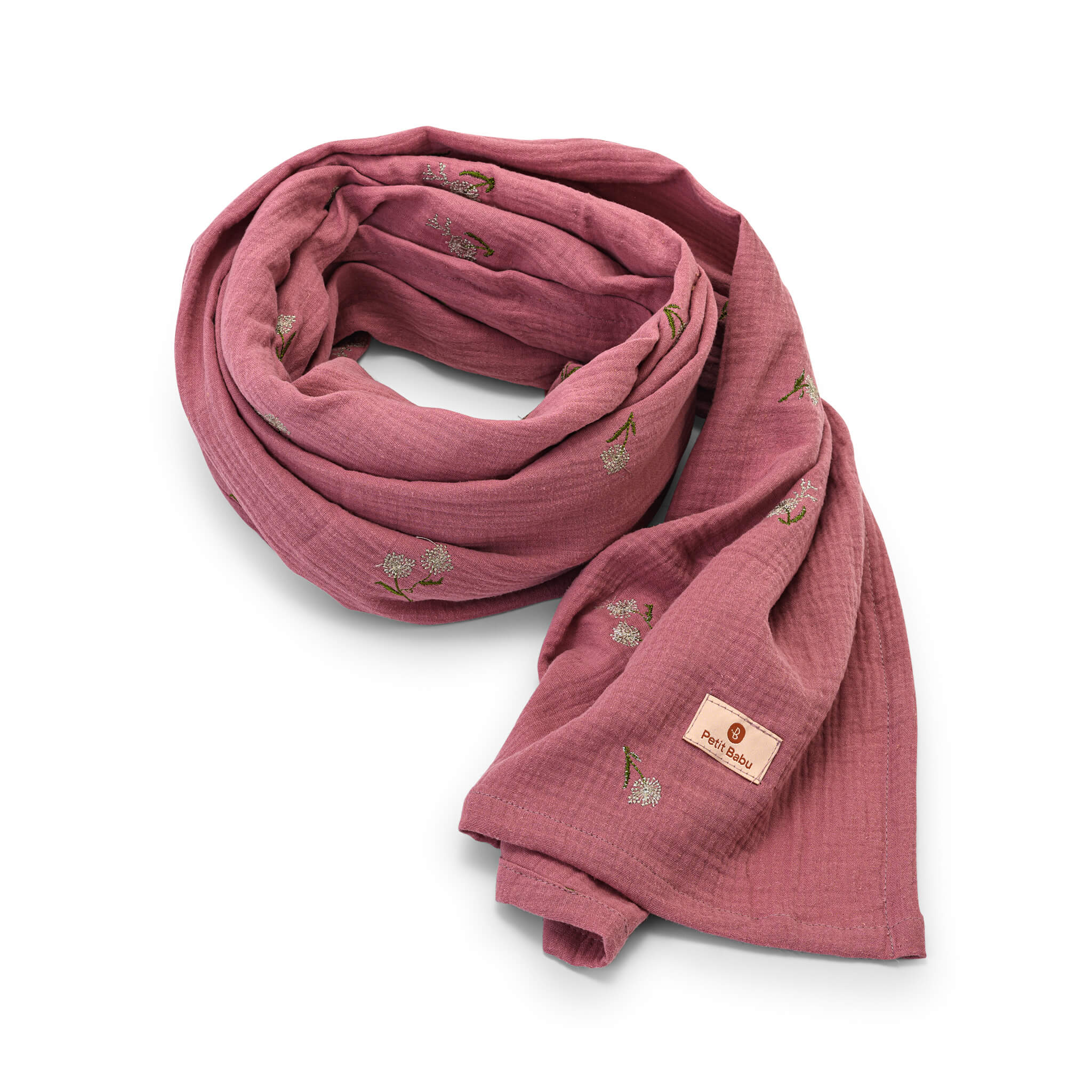 Nursing scarf - Red wine