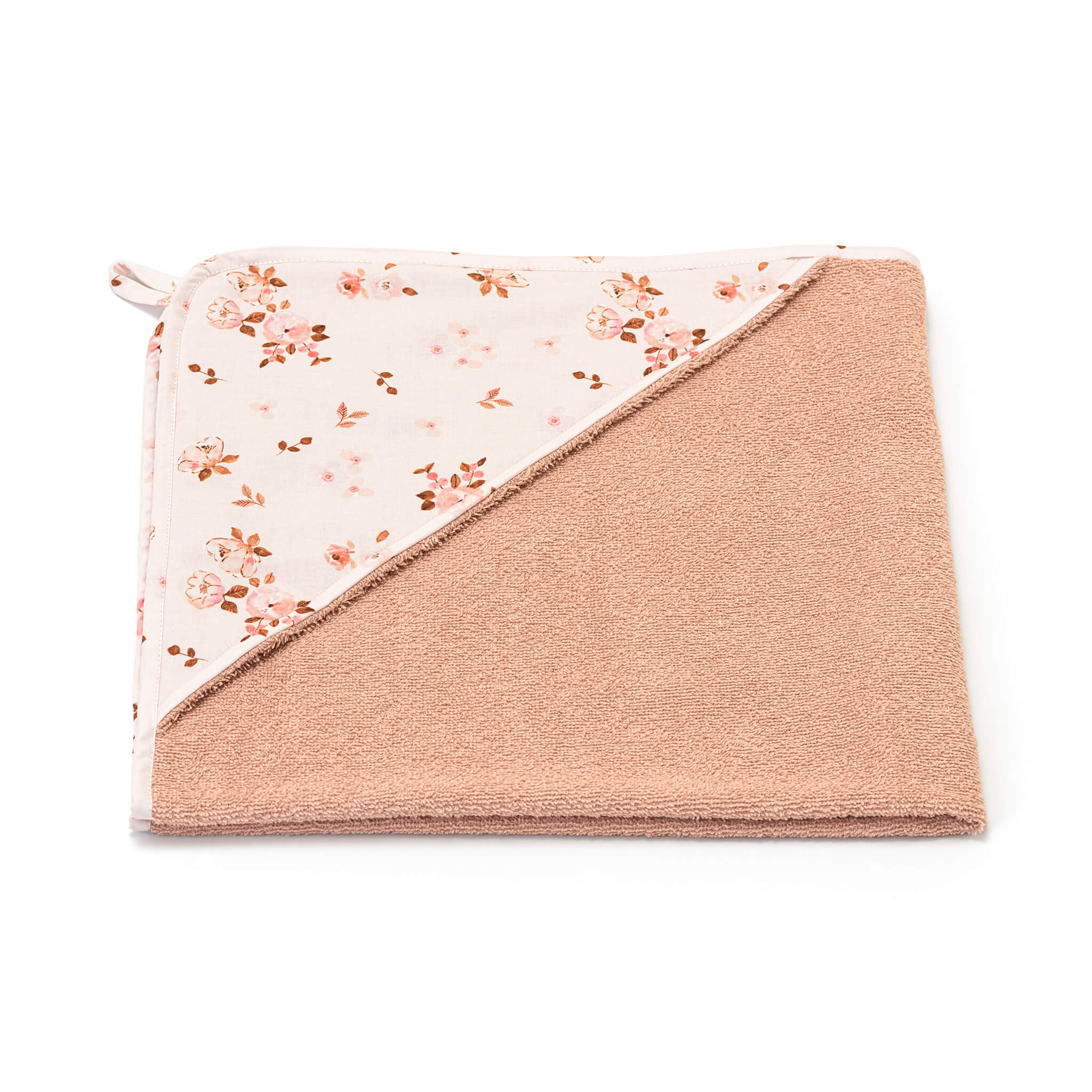 Hooded Towel 75x75 cm - Pink  - Apple blossom