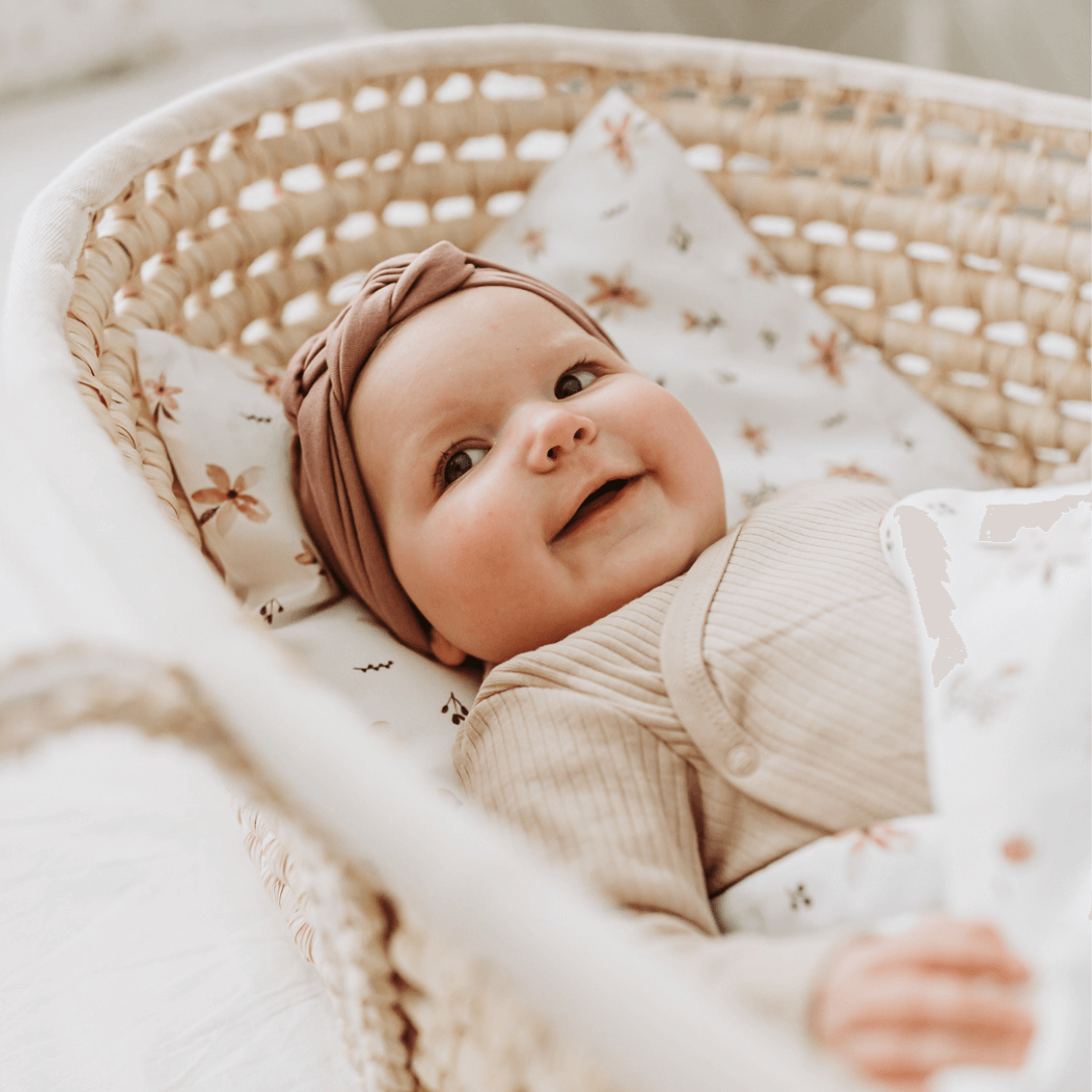 Sailors knot headband Set -Mommy and Me  - nude pink