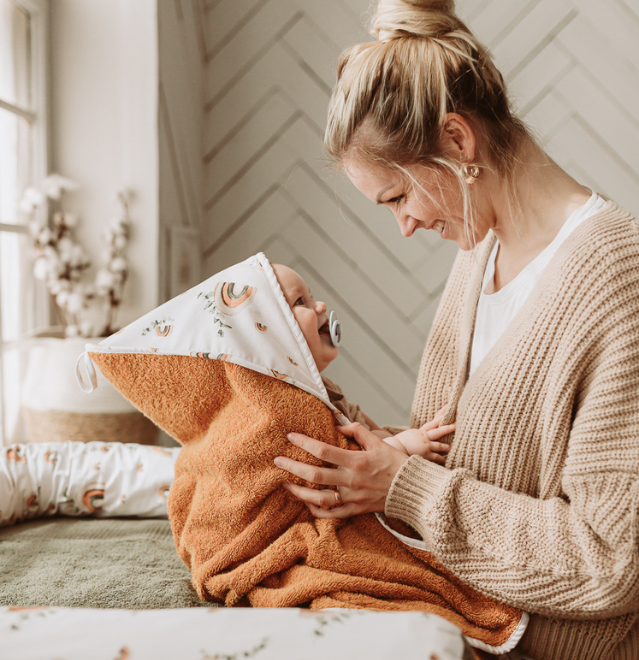 Changing pad with cover - Olive Green